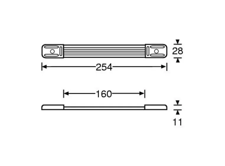 Adam Hall Hardware 3424 - Strap Handle plastic End Caps nick 